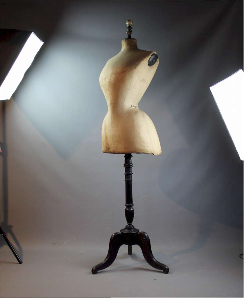 Antique wasp waist Stockman Paris dressmakers mannequin