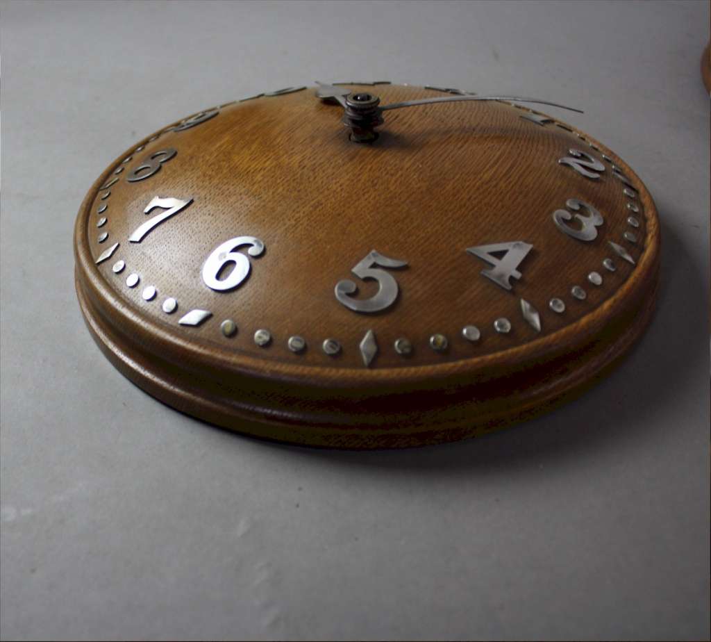 Zenith domed oak wall clock retailed through Heals c1930’s